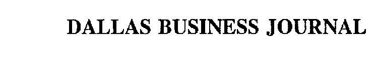 DALLAS BUSINESS JOURNAL