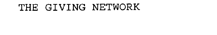 THE GIVING NETWORK