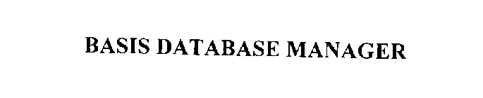 BASIS DATABASE MANAGER
