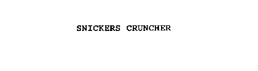 SNICKERS CRUNCHER
