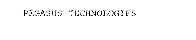 PEGASUS TECHNOLOGIES