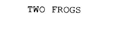 TWO FROGS
