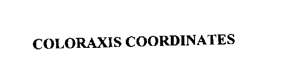 COLORAXIS COORDINATES