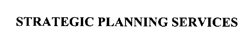 STRATEGIC PLANNING SERVICES