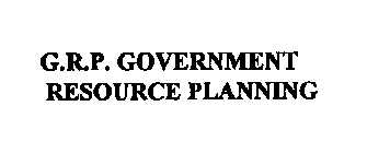 G.R.P. GOVERMMENT RESOURCE PLANNING