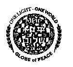 ONE LIGHT - ONE WORLD GLOBE OF PEACE