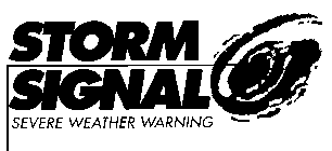 STORM SIGNAL SEVERE WEATHER WARNING