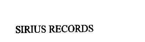 SIRIUS RECORDS