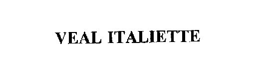 VEAL ITALIETTE