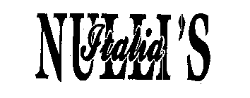 NULLI'S ITALIA