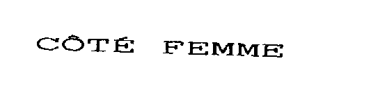 COTE FEMME