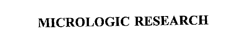 MICROLOGIC RESEARCH