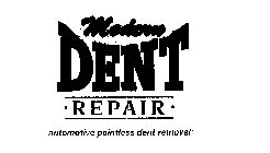 MODERN DENT REPAIR AUTOMOTIVE PAINTLESS DENT REMOVAL