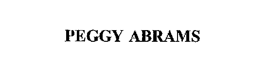 PEGGY ABRAMS