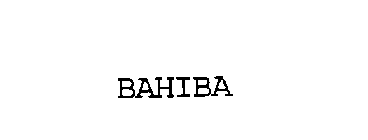 BAHIBA