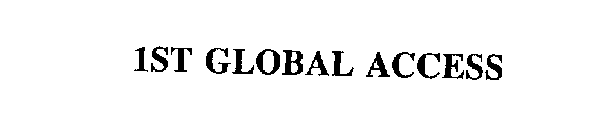 1ST GLOBAL ACCESS