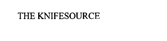 THE KNIFESOURCE