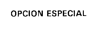 OPCION ESPECIAL