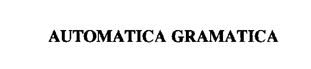 AUTOMATICA GRAMATICA