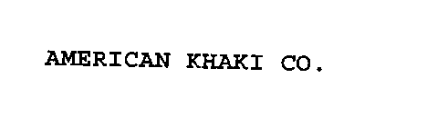 AMERICAN KHAKI CO.