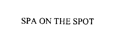SPA ON THE SPOT