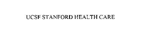 UCSF STANFORD HEALTH CARE