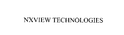 NXVIEW TECHNOLOGIES