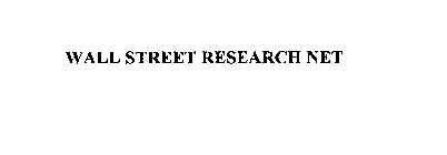 WALL STREET RESEARCH NET