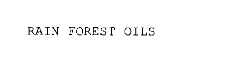 RAIN FOREST OILS