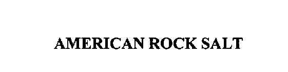 AMERICAN ROCK SALT