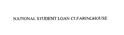 NATIONAL STUDENT LOAN CLEARINGHOUSE