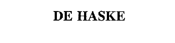 DE HASKE