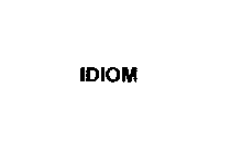 IDIOM