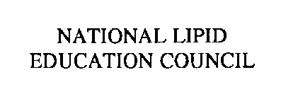 NATIONAL LIPID EDUCATION COUNCIL