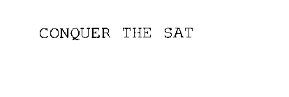 CONQUER THE SAT