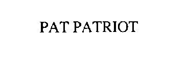 PAT PATRIOT