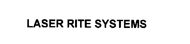 LASER RITE SYSTEMS