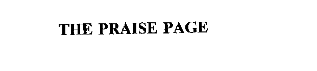 THE PRAISE PAGE