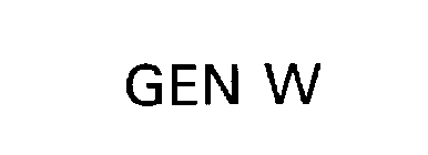 GEN W