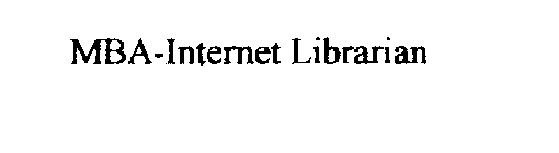 MBA-INTERNET LIBRARIAN