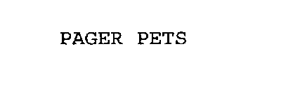 PAGERPET