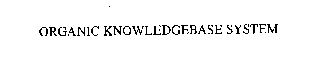 ORGANIC KNOWLEDGEBASE SYSTEM