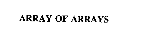 ARRAY OF ARRAYS