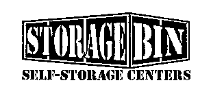 STORAGE BIN SELF STORAGE CENTER