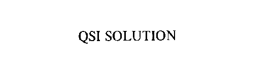 QSI SOLUTIONS