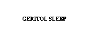 GERITOL SLEEP
