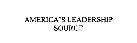 AMERICA'S LEADERSHIP SOURCE