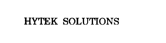 HYTEK SOLUTIONS