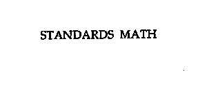 STANDARDS MATH