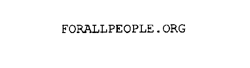 FORALLPEOPLE.ORG